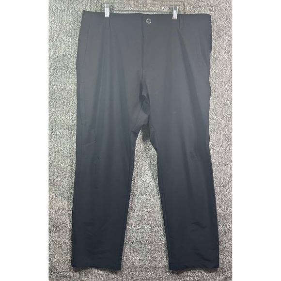 Hi-Tec Golf‎ Pants Mens 38x31 - Performance Lightweight Straight Leg - Black - Picture 1 of 7
